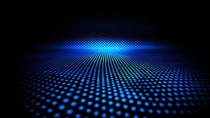 Abstract Blue Dotted Background   Futuristic Tech Design