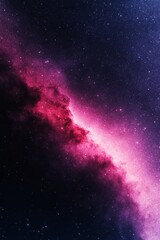 Fototapeta premium A deep space gradient background fading from dark blue to rich purple with subtle starlike speckles evoking the vastness of outer space and a sense of mystery