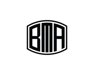 BMA logo design vector template. BMA