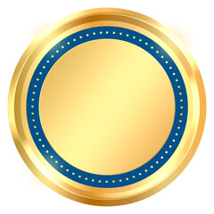 Blue Gold Badge
