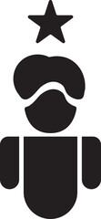 human icon, person vector, social community, avatar