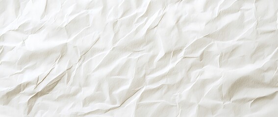 Obraz premium Textured White Fabric: Delicate Creases and Crinkles