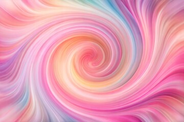 Fototapeta premium Colorful swirling pastels in abstract motion captured in dreamy soft focus art piece
