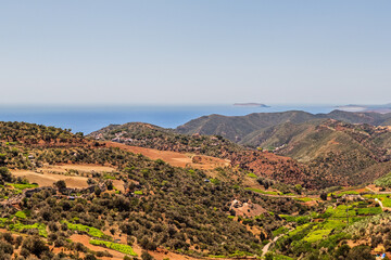 Fototapeta premium mediteranian landscape background