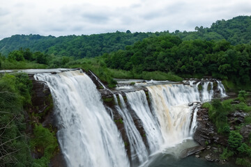 waterfall landscape view