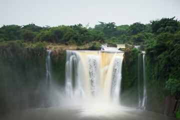 waterfall landscape view