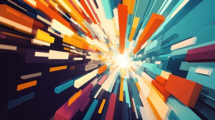 A vibrant digital mosaic background showcasing modern textures, perfect for techrelated designs and illustrations.