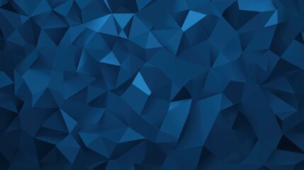Obraz premium Create visually appealing presentations with this blue abstract background featuring modern triangles for a sleek corporate look.