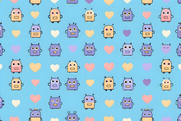 Obraz premium seamless pattern with bears