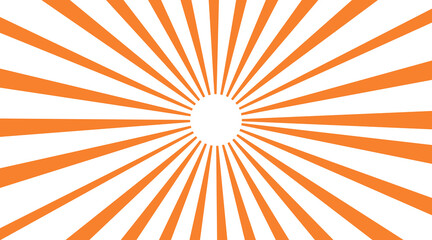 Orange Summer Abstract Comic Cartoon Sunlight Background