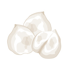 Vector Illustration Logo Line art Raw Chickpea