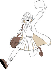 Obraz premium 응원 