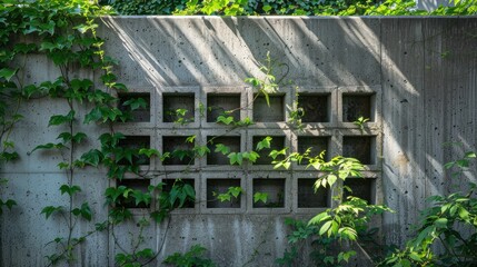 Strong and durable concrete block walls.