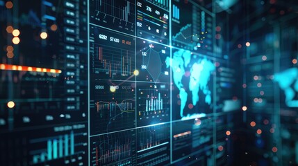 Dynamic Data Visualization with Global Analytics and Interactive Graphs