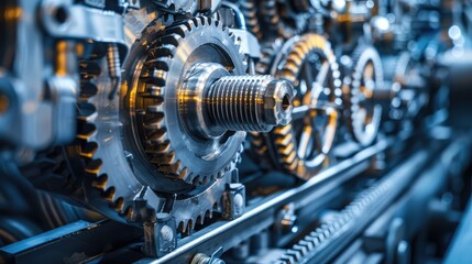Intricate Gears and Mechanisms Showcasing Precision Engineering