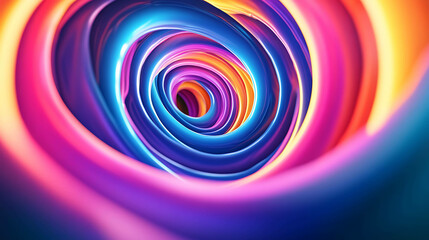 Abstract colorful swirl background with bright neon colors.