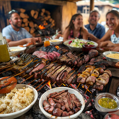 a-table-filled-with-the-delights-of-a-traditional-barbecue-from-rio-grande-do-sul-show-a-variety-of-612349425.png