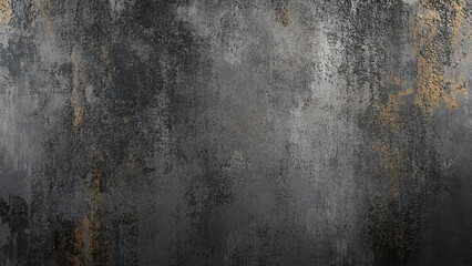 Abstract grunge art design with a dark stucco concrete background, and copy space.