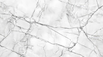 White Marble Texture Background with Grey Veins