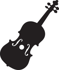 violin icon vector illustration art © Milhan