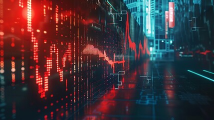 Fototapeta premium market stocks background concept 