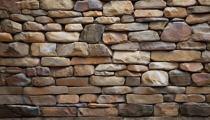 Fototapeta premium stone wall pattern, the surface of the masonry; brick uneven texture background