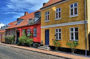 narrow street in the old town