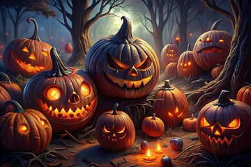 Jack-o'-Lantern Forest.