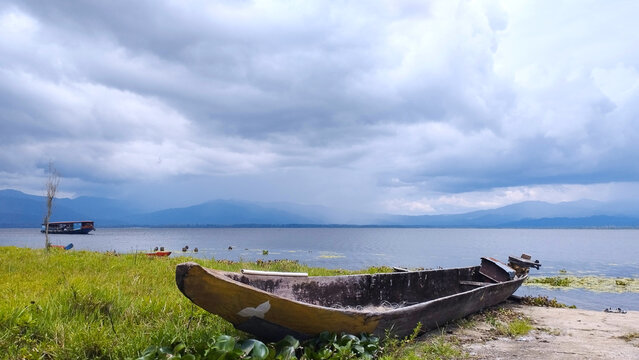 The natural beauty of Lake Lindu in Sigi Regency, Central Sulawesi Province