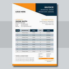 Invoice design template