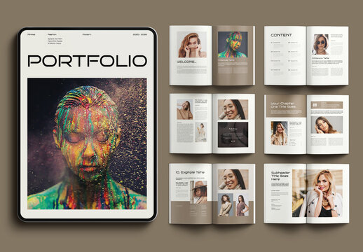 Minimal Portfolio Layout