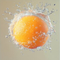 Design a high-resolution scene where strawberries, blueberries, blackberries, and raspberries spin mid-air, surrounded by dynamic water splashes, each droplet reflecting light and capturing the vibran