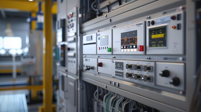 3D visualization of an industrial control system