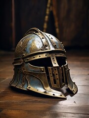 old helmet