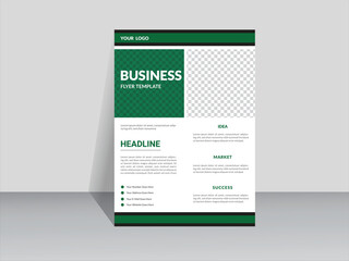 Poster flyer pamphlet brochure cover design layout space for photo background, vector template in A4 size