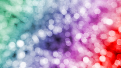 Colorful glowing lights blur bokeh abstract background Glittering aesthetic textured pattern