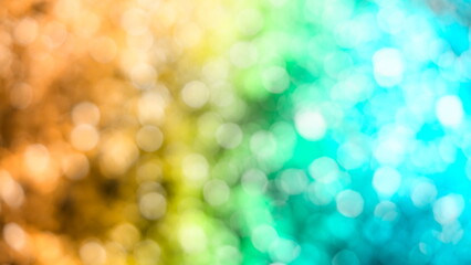 Obraz premium Colorful glowing lights blur bokeh abstract background Glittering aesthetic textured pattern