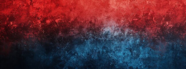 Vibrant Textured Background: Red and Blue Gradient with Abstract Patterns