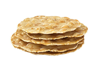 healthy breakfast plate decorated and isolated on transparent background