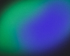 Grainy gradient background green blue black color abstract dark backdrop noise texture	