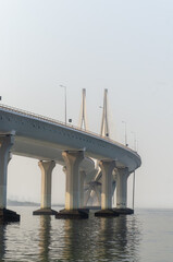 Bandra-Worli Sea link is a cable-stayed bridge linking Bandra and Worli in Mumbai, India