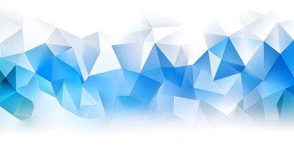 Naklejka premium Abstract Blue and White Geometric Background