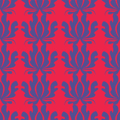 seamless pattern watercolor flower pattern on background