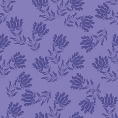 seamless pattern watercolor flower pattern on background