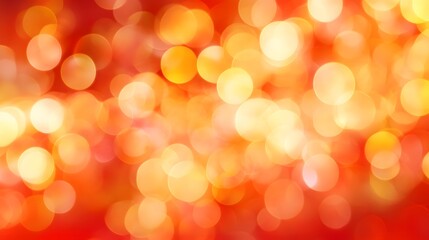 Obraz premium Abstract Red and Yellow Bokeh Background