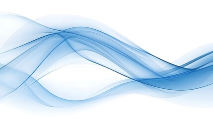 Naklejka premium Abstract Blue Wave Background Design