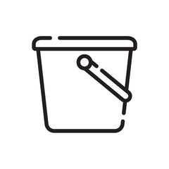 bucket icon design vector template