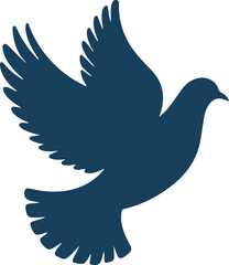 Obraz premium Dove head vector art illustration.