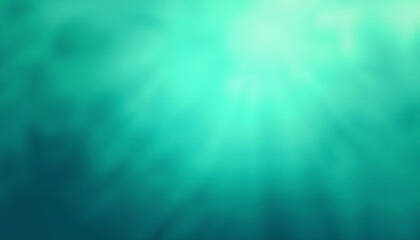 Obraz premium Abstract turquoise and jade gradient noisy grain background texture