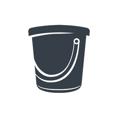 bucket icon design vector template